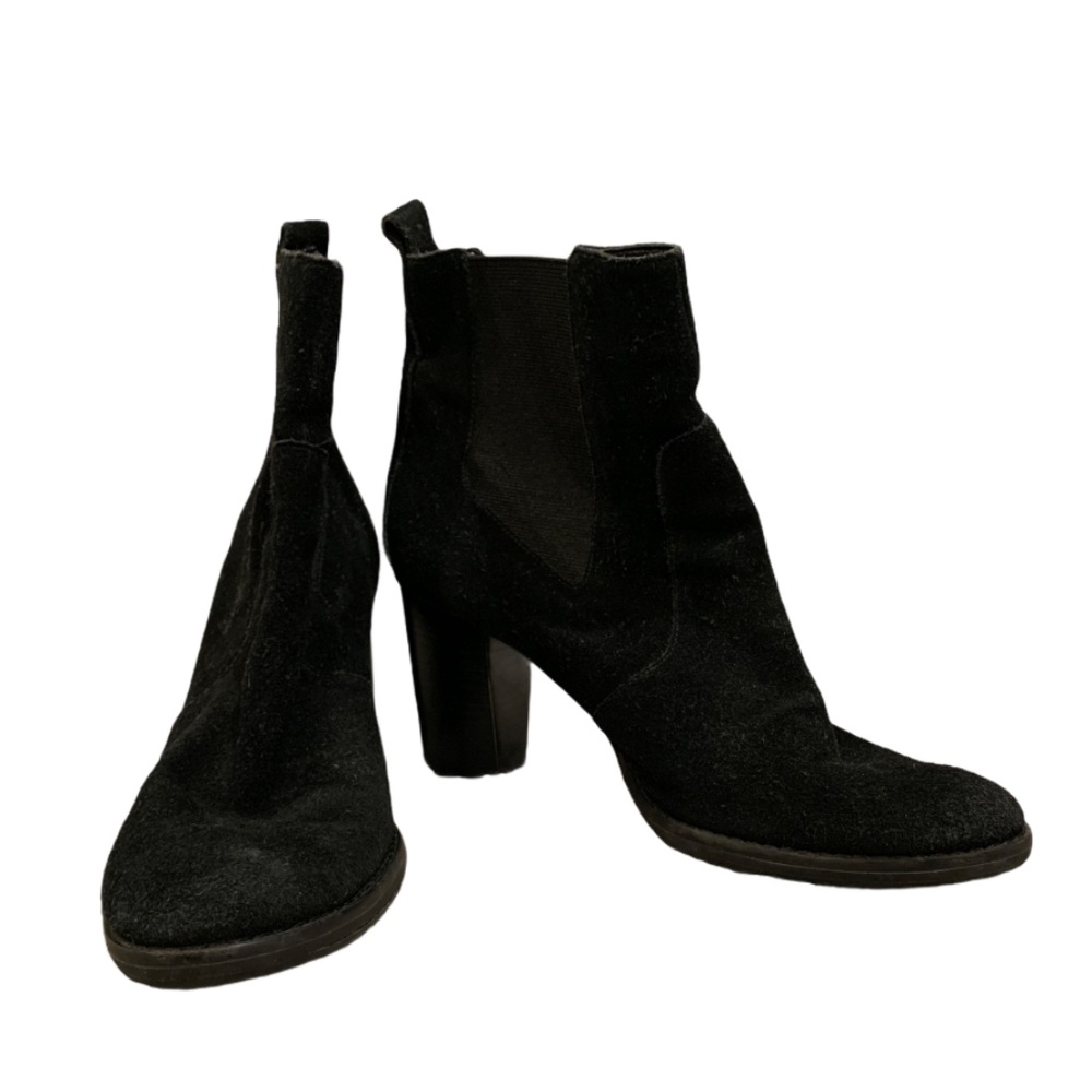 14th & Union Pull On Suede Ankle Booties 8.5